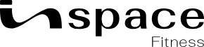 Inspace Fitness logo with stylised swoosh icon and clean black lowercase wordmark